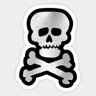 Punk Rock Skull - Distressed Sticker